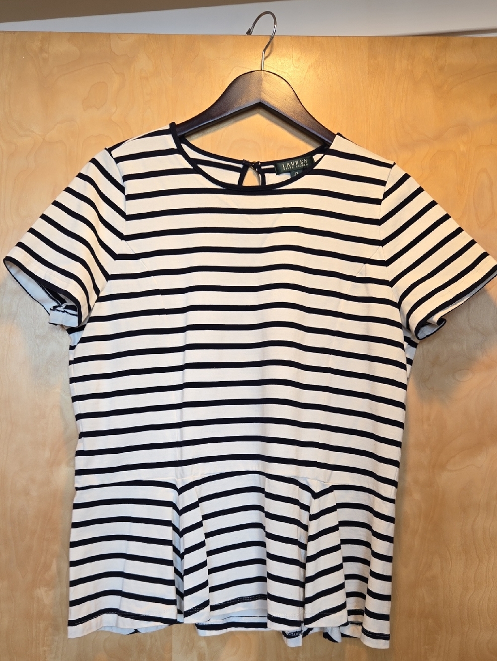 NWOT Womens LAUREN Ralph Lauren Peplum Top